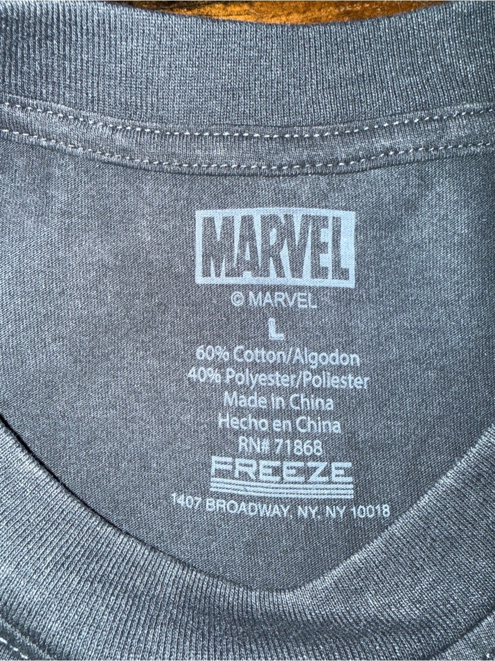 Marvel Men's Spider-Man Graphic Tee - Charcoal - Picture 4 of 4